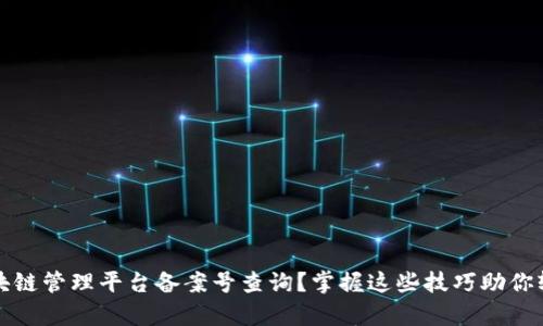 如何有效进行区块链管理平台备案号查询？掌握这些技巧助你轻松找到所需信息