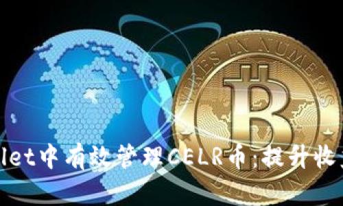 如何在tpWallet中有效管理CELR币：提升收益与投资策略